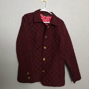 Lightweight Quilted Buttoned Coat